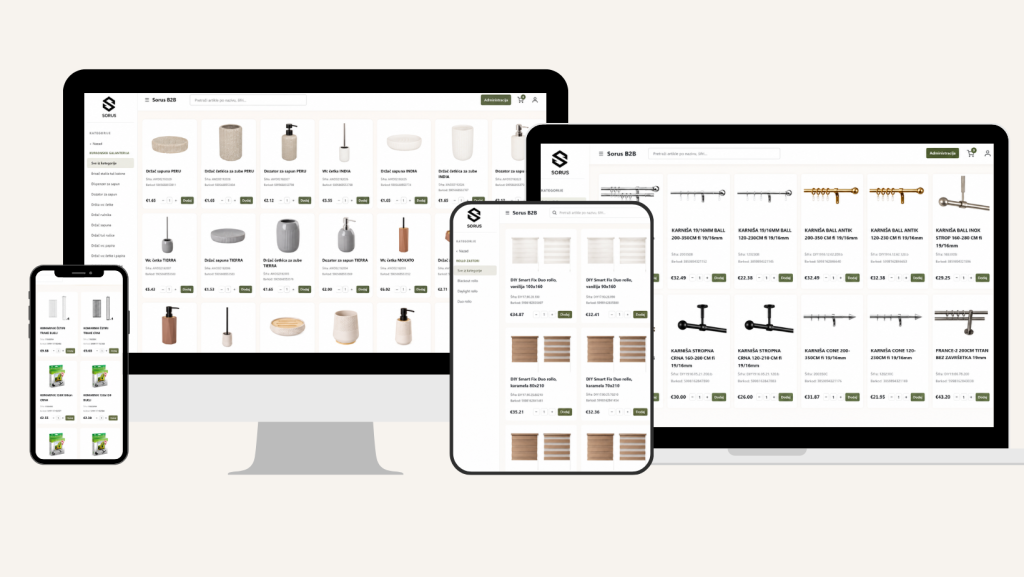 screen b2b web